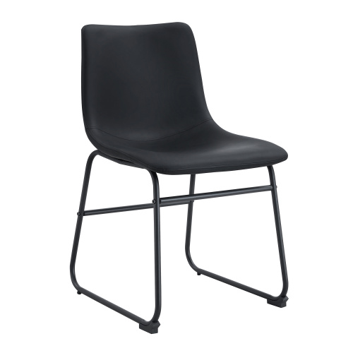 Modern Dining Chair with Metal Frame and PU
