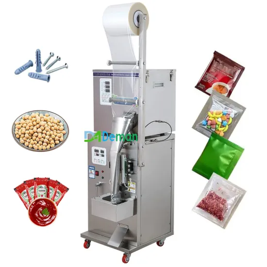 Granular Powder Three-Side Sealing Machine with Hardware Parts Counting and Pellet Quantitative Packaging" 

However, for a more concise and SEO-friendly title, you might consider:

"Three-Side Sealing Machine for Granular Powder with Parts Counting & Pel