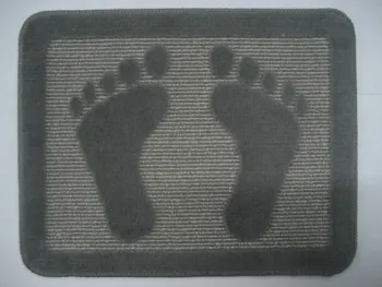 Foot Shape Commercial Non-slip Anti-slip Floor Mats Covering For Bathrooms Footm-003