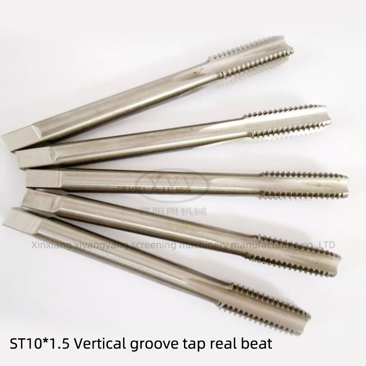 ST8*1 Straight Groove Fine Thread Insert Tap Hand Taps Die for Thread Cutting HSS Steel Metric Standard