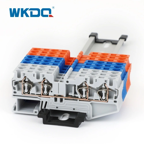Spring Terminal St4 Grey ST4 QUATTRO Spring Terminal Blocks China Manufacturers Suppliers ...