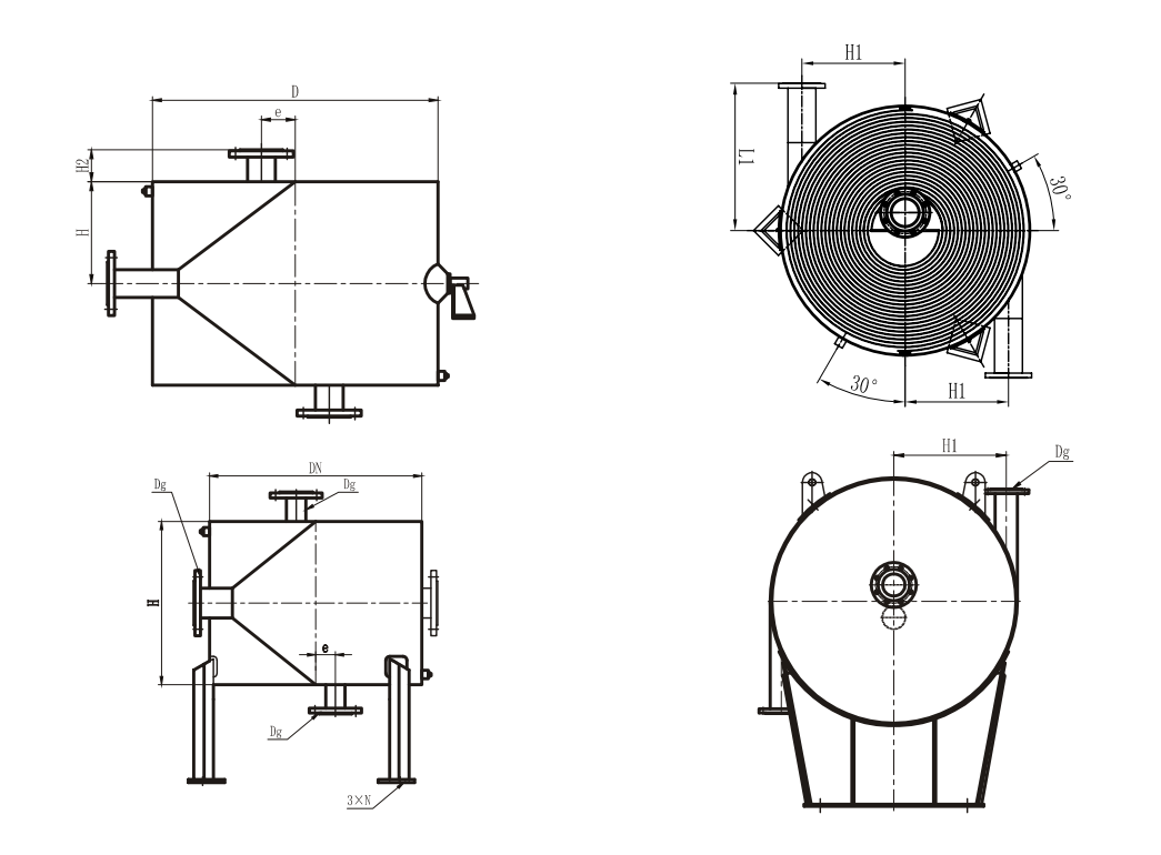 Spiral Heat Exchanger for Palm Oil