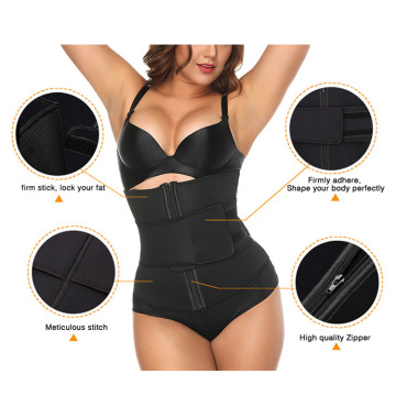 ลาเท็กซ์ฟิตเนส Sweat Zip Corset Waist Trainer