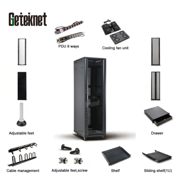 19" 42U Data Center Server Rack - 600mm Width x 800mm Depth Network Cabinet