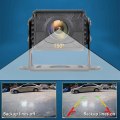 Sanan 12-24V Câmera de reversão da câmera Night Vision IP68 Câmera de Wi-Fi à prova d'água Veículo, carros, SUV, caminhões, câmera de backup de RV