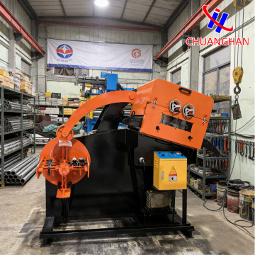 Máquina niveladora de bastidores para bobinas de calibre medio