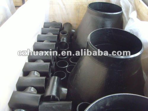 carbon steel ANSI/DIN/JIS black painted eccentric reducer