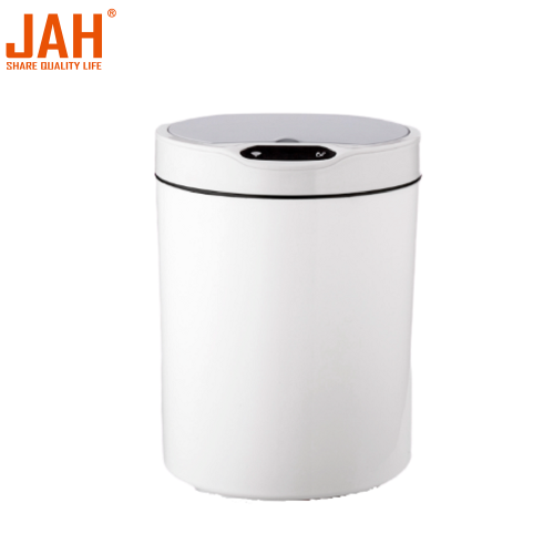 Contenedor de basura con sensor inteligente de plástico redondo JAH 12L