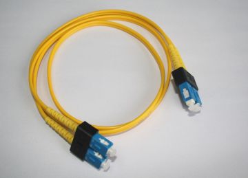 Apc / Pc 2.0mm Optical Fiber Patch Cable Patch Cord Sm Dx For Data Processing Networks