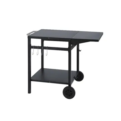 Multifunctional Grilling Table Outdoor Dining Cart Trolley