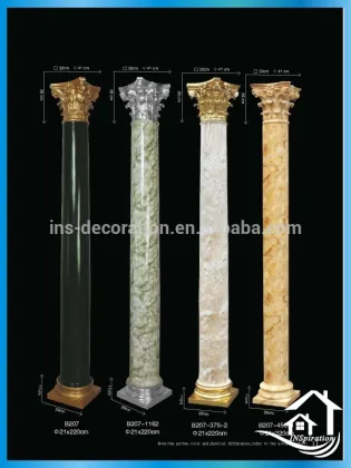 Gorgeous decoration wedding pillars