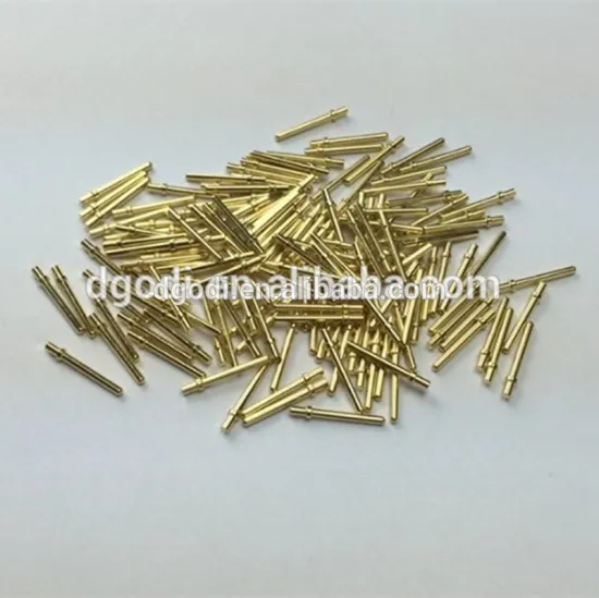Precision custom small brass pin