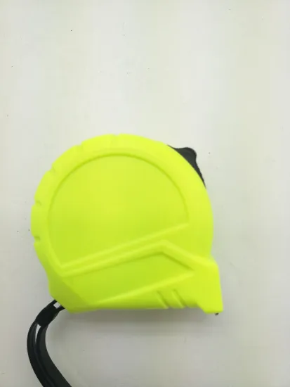 Fluorescent green pull tape measure
