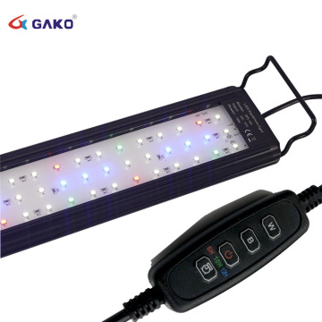Lampu LED tangki ikan RGBW dengan timer