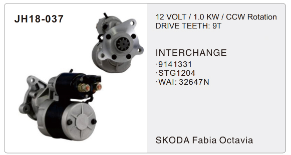 Lada car starter-JH18-037-X