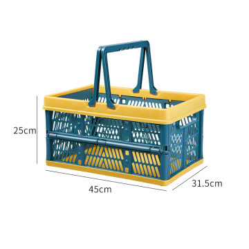 Wholesale Hot Seller: Large Capacity Foldable Stackable Plastic Laundry Basket