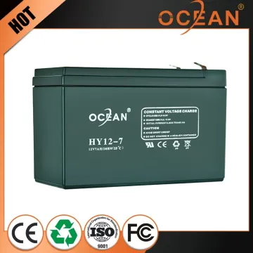 Rechargeable beautiful 12v 7ah high page yield AGM battery 12v