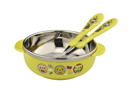 children bowl, children tableware stainless steel bowl
