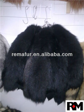 100% Genuine Fox Tail Key chain in dyed Black Color