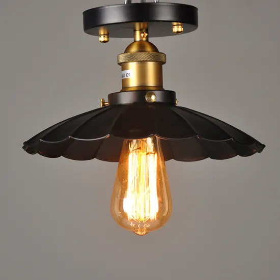 Vintage Retro Kitchen Ceiling Light 25cm Diameter E27/E26 110V/220V Edison Lamp Shades