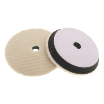 6 Inch Heavy Cutting Hook and Loop Sponge Wool Buffing Pads for Auto Polishing - Remove Scratches