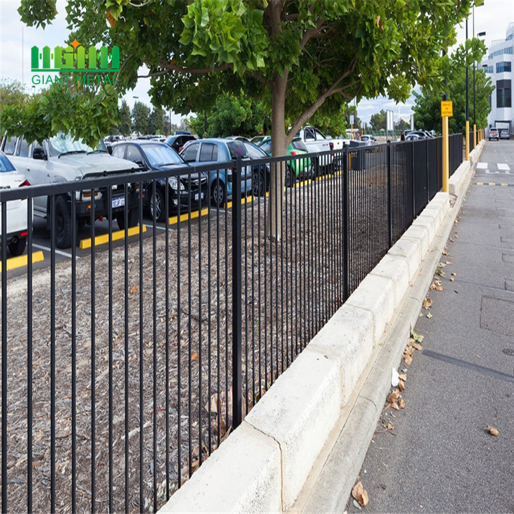 High Security  Galvanzied  Zinc Steel Fence