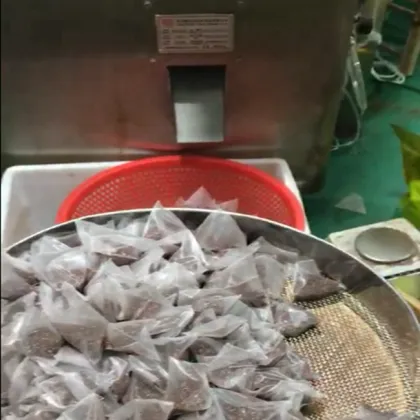 Nylon Bag Packaging Machinery - Triangular Green Tea Pouch Filling and Sealing Machine