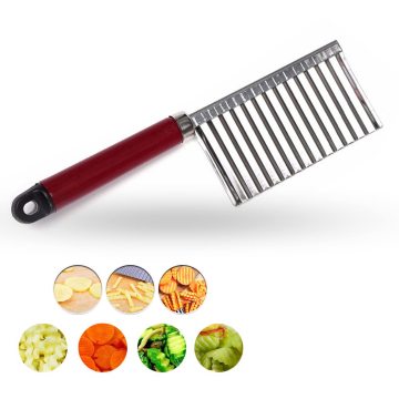 Hot Sale Crinkle Cutter Knife - Stainless Steel Cutting Tool for Veggies & Fries