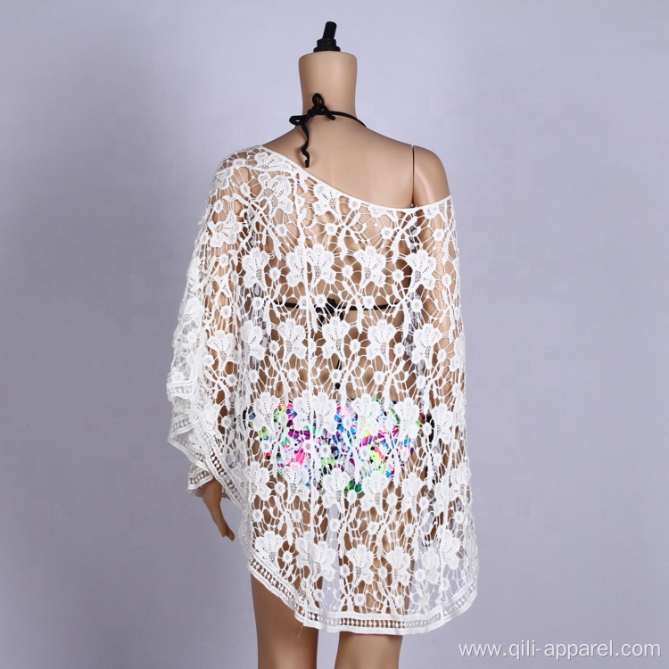 Summer crochet sexy beach wear cover up clothes