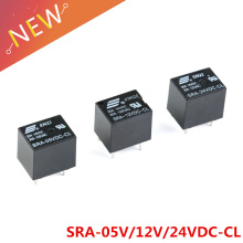 5Pcs 5V 12V 24V 20A DC Power Relay SRA-05VDC-CL SRA-12VDC-CL SRA-24VDC-CL 5Pin PCB Type In stock Black Automobile relay
