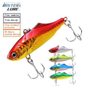MISTER LURE 75mm 23g Plastic VIB Lipless Crankbait Sinking Vibration Fishing Lure