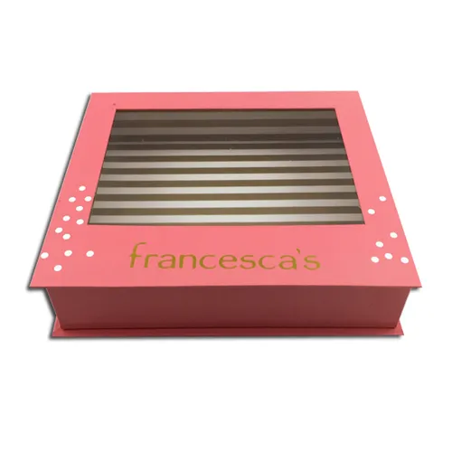 Storage Packaging PVC Clear Window Gift Box