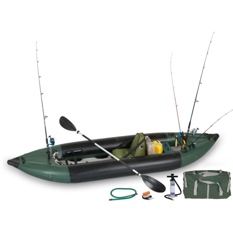 Wholesale Tandem Inflatable Pedal Kayak for 3 Persons