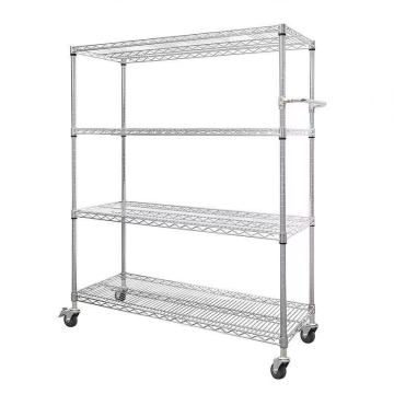 Customizable Superior Chrome Wire Shelving Unit