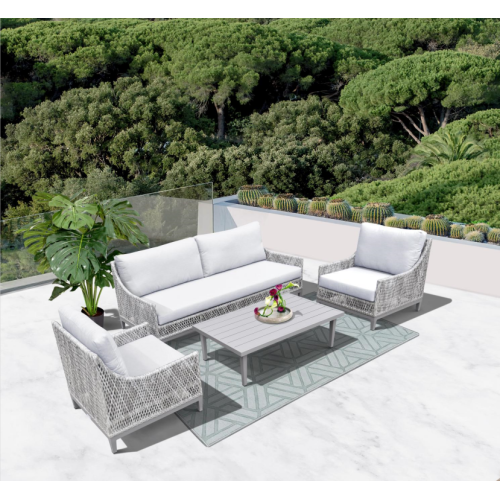 Garden rattan wicker sofa outdoor leisure sofa set