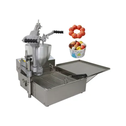 Handheld Donut Maker Machine: Potty Circle Spherical Ball Shape Donuts Frying