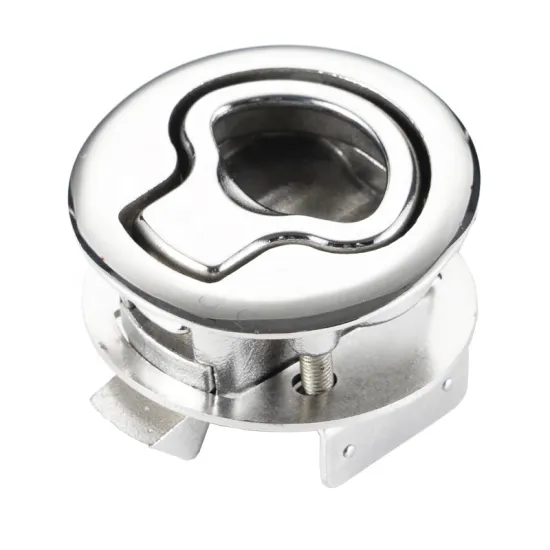 Stainless Steel Yacht Deck Flush Slam Latch for RV Awning and Hatch