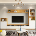 Nordic TV Cabinet Black and White Modern