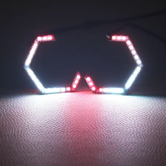 Universal HEX Shape LED Halo Rings for Projector Lens