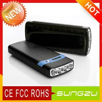 High Quality 2600MAH LED Flashlight Solar Charger