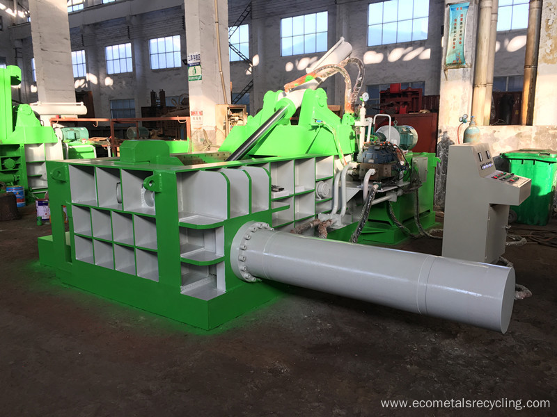 Aluminum Steel Iron Shavings Metal Baler for Recycling