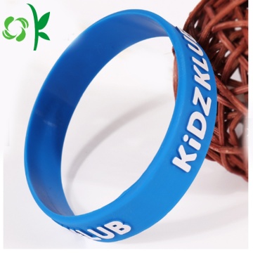 Customized Word Promotional Bracelets Silicone Wristband