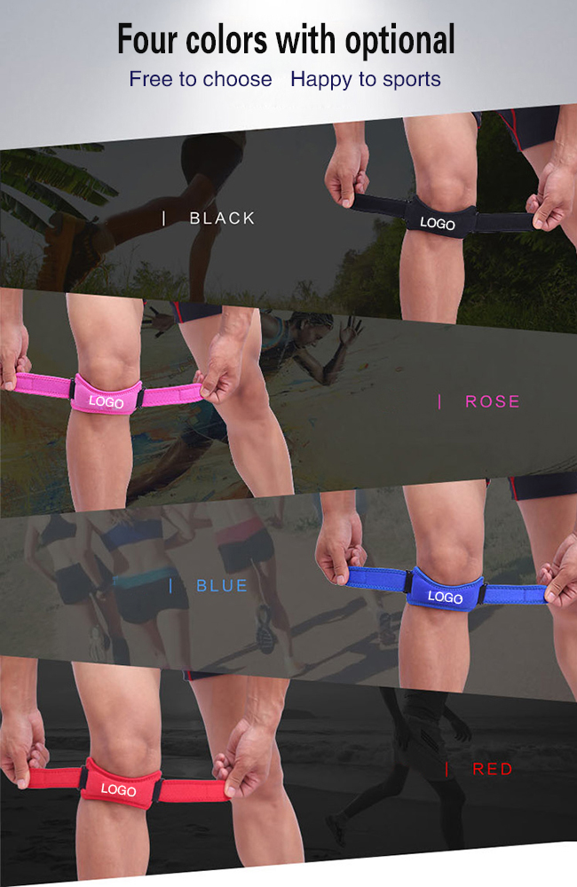 4 colors knee strap