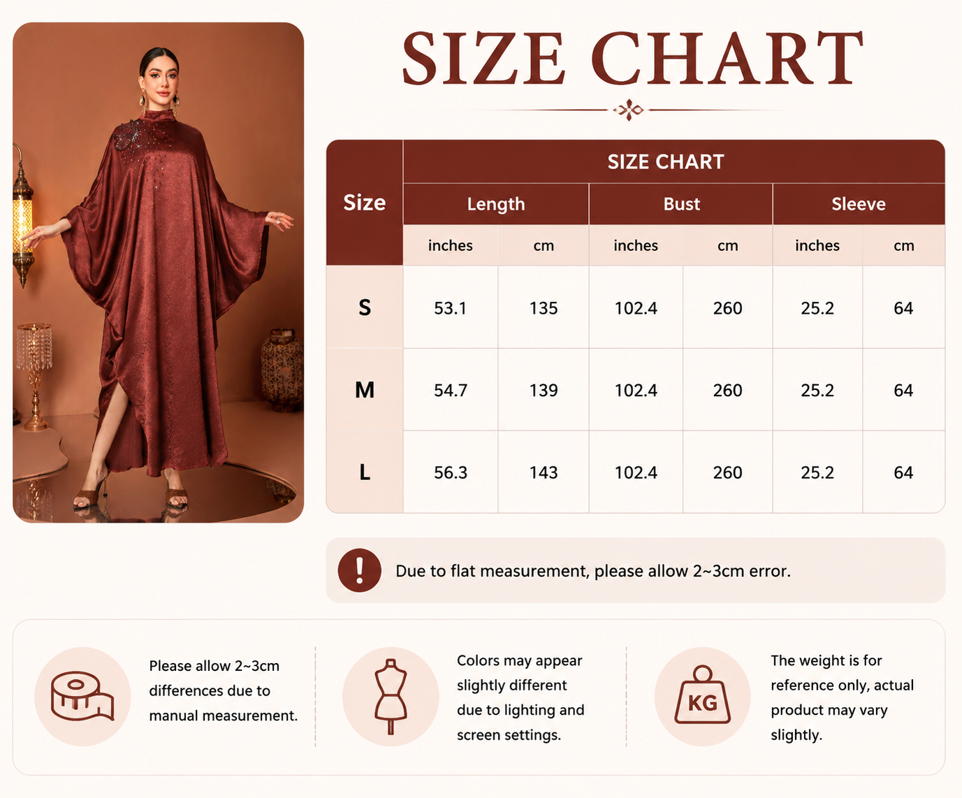 Beaded High Neck Batwing Sleeve Abaya