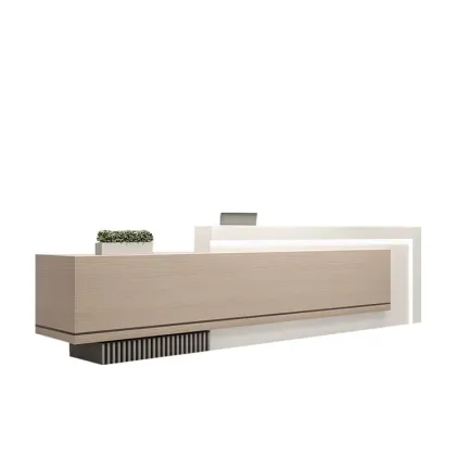 Modern 5 Star Hotel Reception Desk Size - Contemporary Office Executive Reception Desk