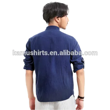 sky blue color shirt linen shirts