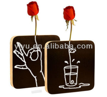 Blackboard vase