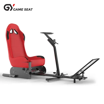 GY021 Racing Game Simulator Cockpit Compatible with Logitech G25 G27 G29 G920