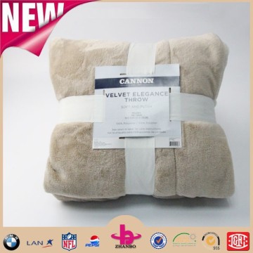 Super soft 2 ply flannel blanket/home design comfortable flannel fleece blanket/velvet elegance throw