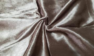 Warp Knitted Polyester Plain Velvet Sofa Fabric